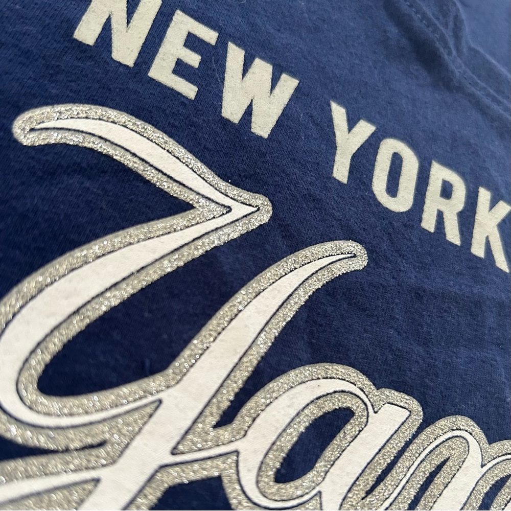 New York Yankees Soft as a Grape Motherhood Maternity Side Ruched T-Shirt, M NWT - Picture 3 of 6